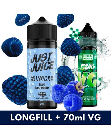 Blue Raspberry 24ml/120 (Longfill) Just Juice + 70ml VG Fast