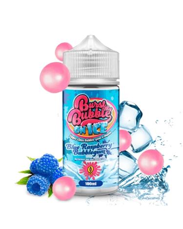 Blue Raspberry Bubblegum 100ml + 2 Nicokit Gratis - Burst My Bubble On Ice