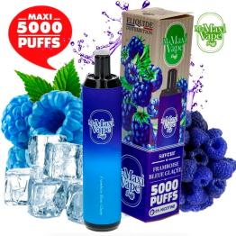 BLUE RASPBERRY ICE Ma Maxi vape 5000 puffs SIN NICOTINA