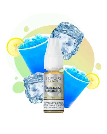 Blue Razz Lemonade Nic Salt 10ml - Elfliq by Elf Bar