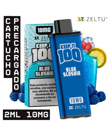 Blue Slushie Cartucho Precargado con Líquido ZELTU X³