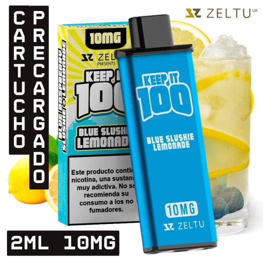 Blue Slushie Lemonade Cartucho Precargado con Líquido ZELTU X³