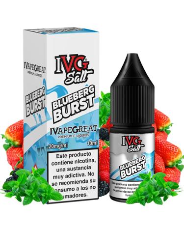 BLUEBERG BURST 10 ml - I VG - Líquido con SALES DE NICOTINA