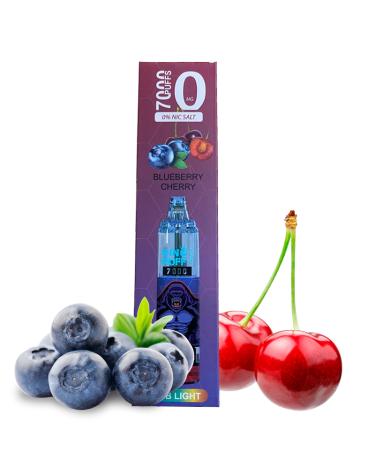 Blueberry CHERRY 7000 puffs - KING PUFF v2 - SIN NICOTINA