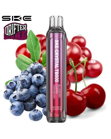 Blueberry Cherry Cranberry SKE x Drifter Crystal TB600 20mg Desechable