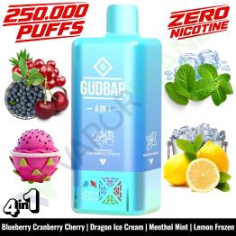 BLUEBERRY CRANBERRY CHERRY Desechable 4in1 | 250.000 Puff | GUDBAR V2 (SIN NICOTINA)