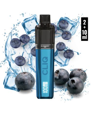 BLUEBERRY ICE Desechable 2+10ml Cliq 15000 Puff - 20 mg - AVM