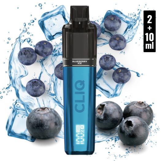 BLUEBERRY ICE Desechable 2+10ml Cliq 15000 Puff - 20 mg - AVM