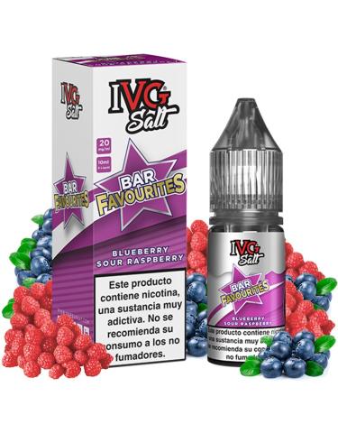 BLUEBERRY SOUR RASPBERRY 10 ml – I VG – Líquido con SALES DE NICOTINA