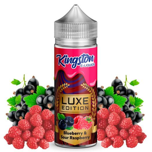 Blueberry & Sour Raspberry – LUXE EDITION - Kingston E-liquids 100ml + Nicokits Gratis