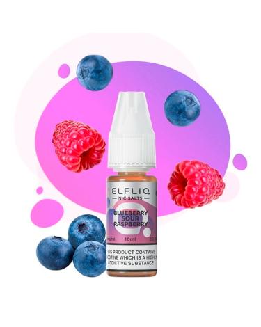 Blueberry Sour Raspberry Nic Salt 10ml - Elfliq by Elf Bar