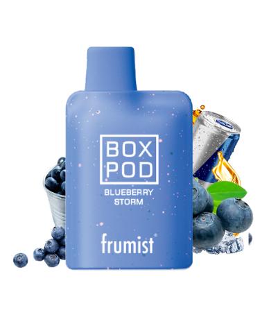 Blueberry Storm Box Pod Desechable Frumist 600 Puff - 20mg