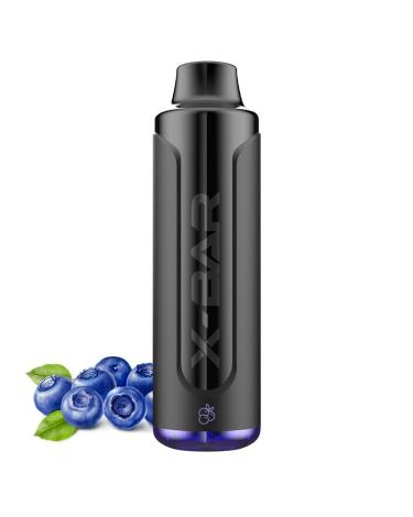 Blueberry X-Bar MAX - 6500 Puffs - POD Desechable SIN NICOTINA