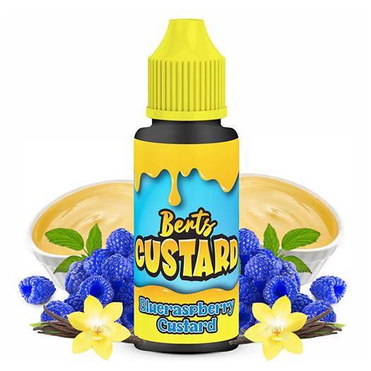 Blueraspberry Custard 100ml + Nicokits Gratis - Berts Custard by Kingston E-liquids