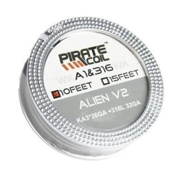 Bobina Hilo Alien V2 3*26G(KA1)+32G(316L) - Pirate Coil