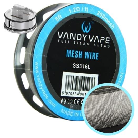 Bobina Mesh Wire SS316L 200 1.2ohm Vandy Vape