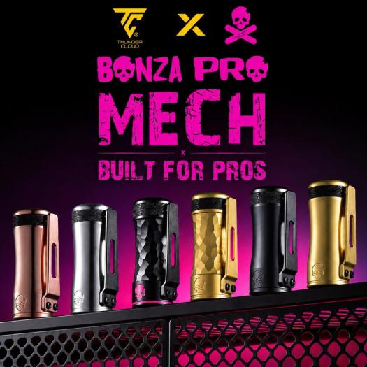Bonza Pro Mech Mod Thunder Cloud x Vaping Bogan