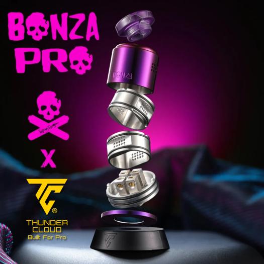 Bonza Pro RDA 26.5mm - Thunder Cloud x Vaping Bogan
