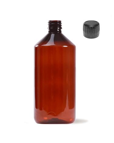 Botella PET Ambar 1000ml