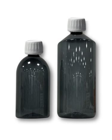 Botella PET con tapón con precinto de apertura
