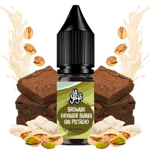 Brownie Chocolate Blanco con Pistacho 10ml - La Yaya Salt