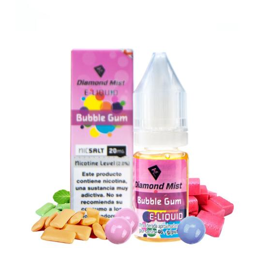 Bubble Gum - DIAMOND MIST NIC SALT 10 ml - 20 mg - Líquido con SALES DE NICOTINA
