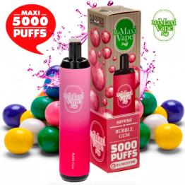 BUBBLE GUM Ma Maxi vape 5000 puffs SIN NICOTINA