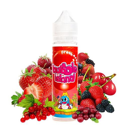 BUBBLE ISLAND CREAM - Fresh N Red 50ml + 10ml Nicokit Gratis