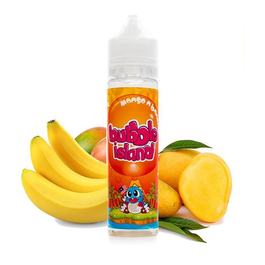 BUBBLE ISLAND CREAM - Mango N Banana 50ml + 10ml Nicokit Gratis