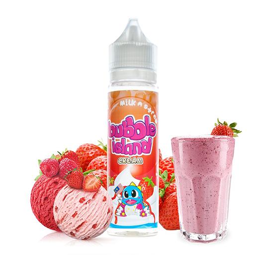 BUBBLE ISLAND CREAM - Milk N Straw 50ml + 10ml Nicokit Gratis