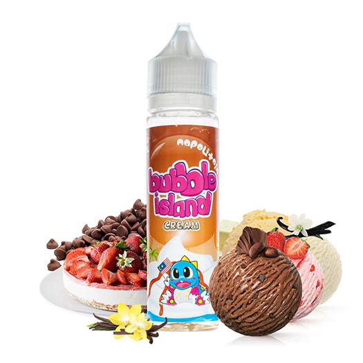 BUBBLE ISLAND CREAM - Napolitain 50ml + 10ml Nicokit Gratis