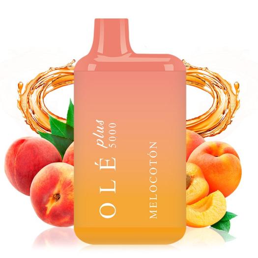 Bud Vape Olé Plus 5000 Desechable MELOCOTON - 5.000 Puff - NO LLEVA NICOTINA
