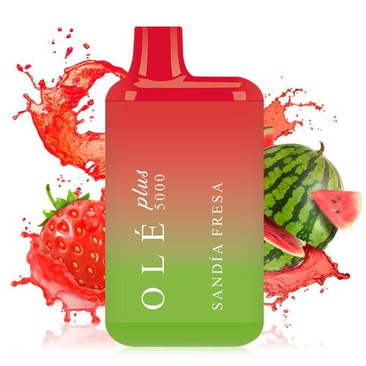 Bud Vape Olé Plus 5000 Desechable SANDIA FRESA - 5.000 Puff - NO LLEVA NICOTINA