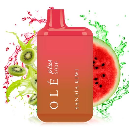 Bud Vape Olé Plus 5000 Desechable SANDIA KIWI - 5.000 Puff - NO LLEVA NICOTINA