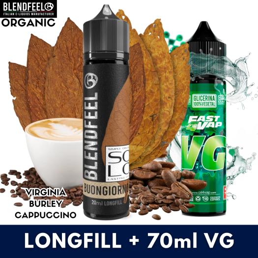 Buongiorno 20ml/60 (Longfill) Blendfeel + 70ml VG Fast Buongiorno 20ml/60 (Longfill) Blendfeel + 70ml VG Fast