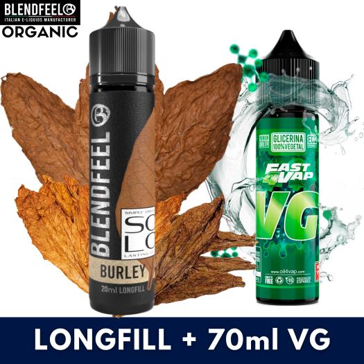 BURLEY 20ml/60 (Longfill) Blendfeel + 70ml VG Fast BURLEY 20ml/60 (Longfill) Blendfeel + 70ml VG Fast