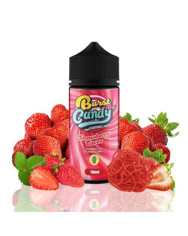 BURST MY CANDY Strawberry Laces 100ml + 2 Nicokits Gratis - Liquidos Burst My Candy