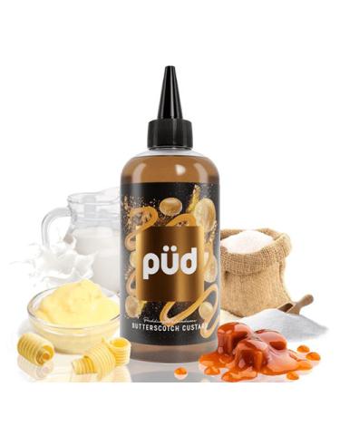 BUTTERSCOTCH CUSTARD 0mg 200ml + 4 Nicokits Gratis - Püd by Joe's Juice