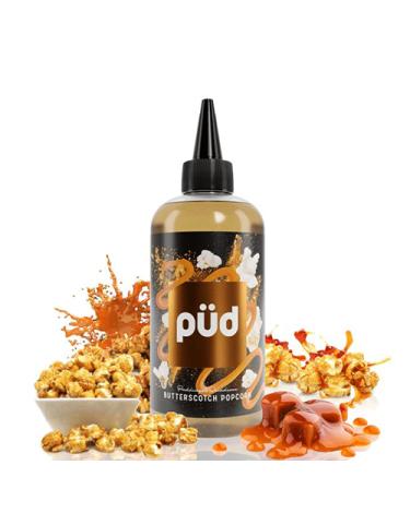 BUTTERSCOTCH POPCORN 0 mg 200ml + 4 Nicokits Gratis - Püd by Joe's Juice