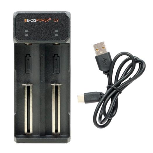 Cargador C2 USB-C LED E-Cig Power