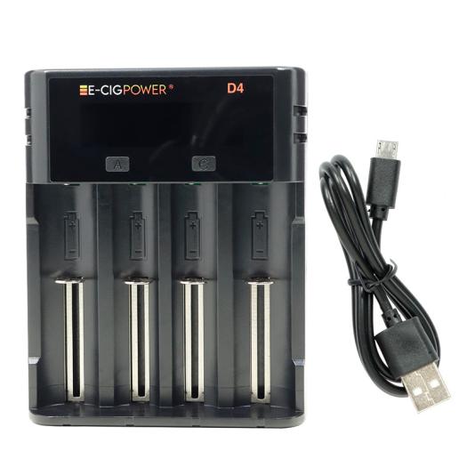 Cargador D4 Intelligent LCD E-Cig Power