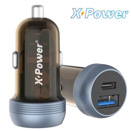 Cargador de coche VQC10 USB-C y A - X Power