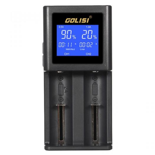 Cargador Inteligente GOLISI S2 2.0A con Pantalla LCD