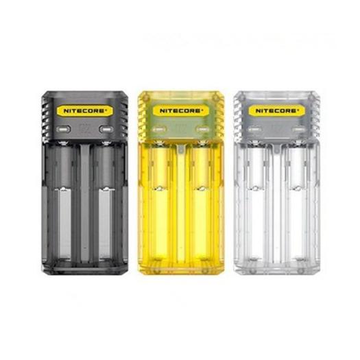 Cargador Q2 2-slot 2A Intellicharger - Nitecore Cargador