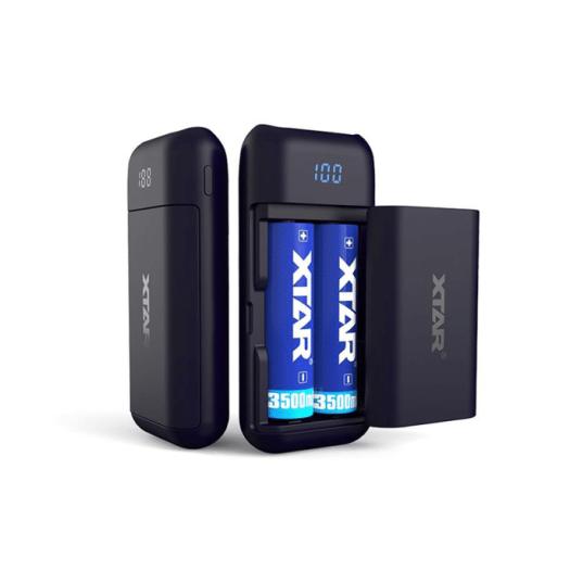 Cargador XTAR 18650 + POWER BANK