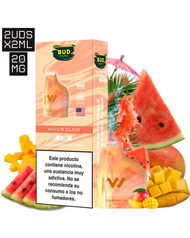 Caribbean Mix Wave Click 2ml x 2uds 20mg | 2 Cartuchos |