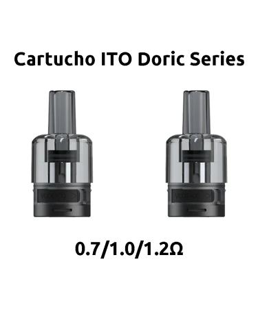 Cartucho ITO Doric Series 0.7/1.0/1.2Ω 2ml (2pcs) - Voopoo