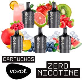Cartucho para Vozol Vista Plug 2+10ml 【 SIN NICOTINA 】