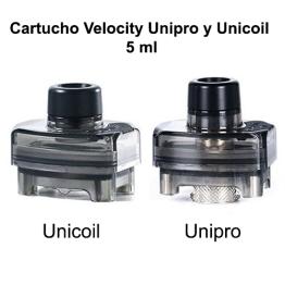 Cartucho Velocity Unipro y Unicoil 5 ml - Pack de 2 Cartuchos