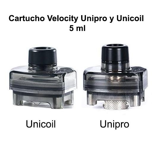 Cartucho Velocity Unipro y Unicoil 5 ml - Pack de 2 Cartuchos
